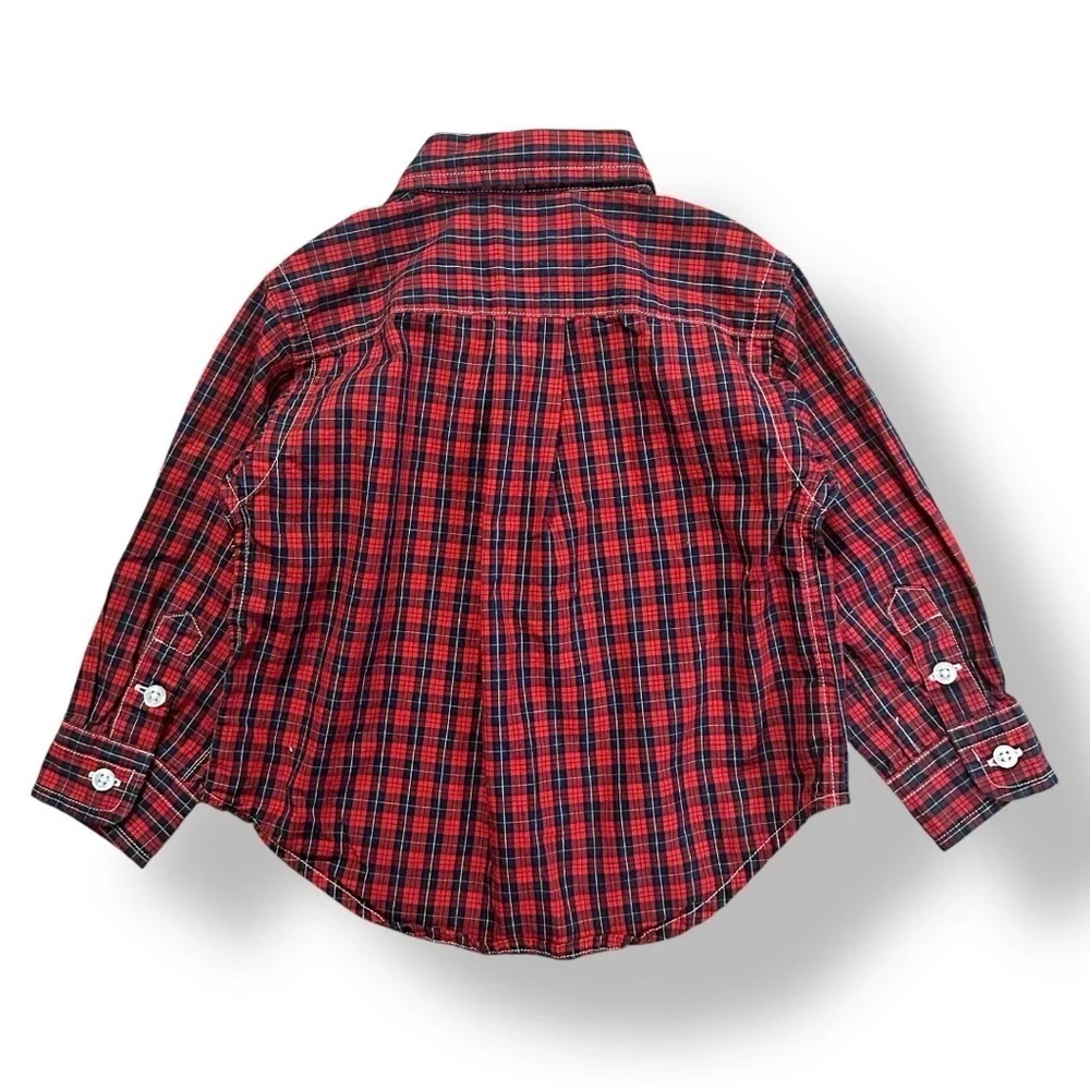 Ralph Lauren | Infant Tartan Plaid Button Down (12 mos)